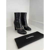 Chanel Ankle boots Leather in Black