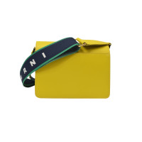 Marni Trunk Bag Leather in Yellow
