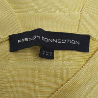 French Connection Robe bandage en jaune