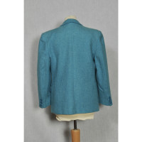 Burberry Blazer Wool in Turquoise