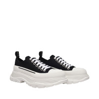 Alexander McQueen Sneakers aus Canvas in Schwarz