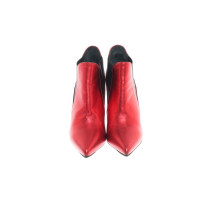 Saint Laurent Ankle boots Leather in Red