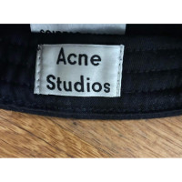 Acne Hut/Mütze aus Wolle in Schwarz