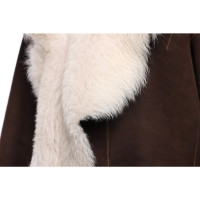 Furry Veste/Manteau en Fourrure en Marron