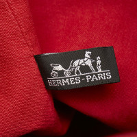Hermès Sac à dos en Toile en Rouge