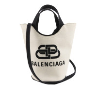 Balenciaga Schoudertas Canvas in Wit