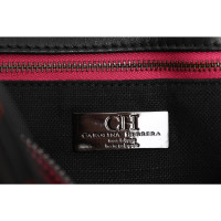 Carolina Herrera Handtasche aus Leder in Schwarz