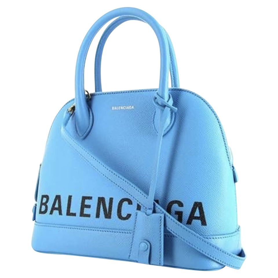 Balenciaga Ville Top Handle Leather in Blue