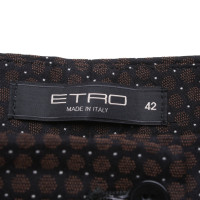 Etro Patterned cloth pants