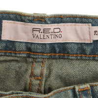 Red Valentino Jeans in Blau/Beige