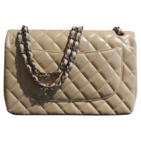 Chanel "Jumbo Flap Bag" in beige