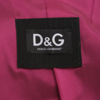 Dolce & Gabbana Changierender Satinblazer