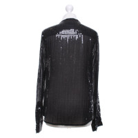 Dkny Blouse with sequin trim