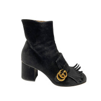 Gucci Boots Suede in Black