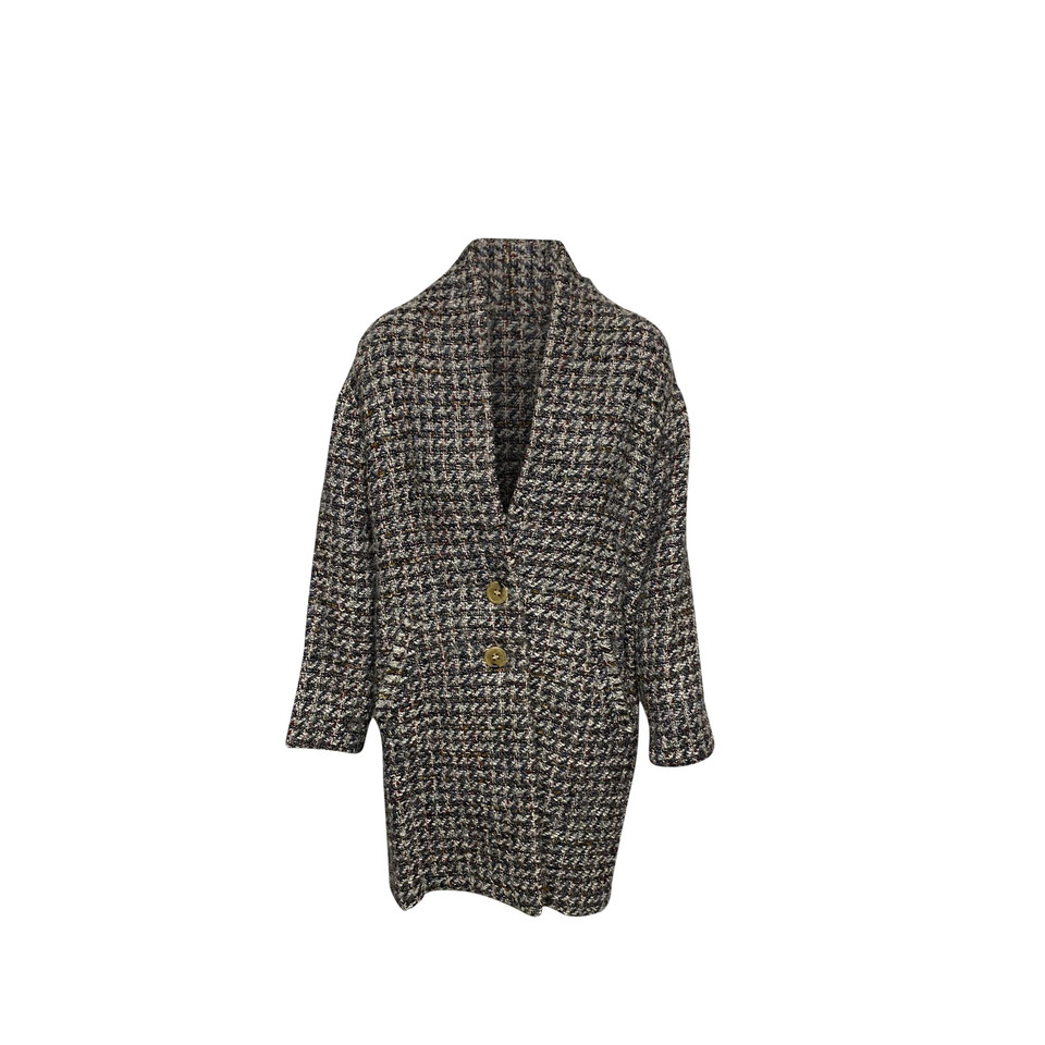 Isabel Marant Jacke/Mantel aus Baumwolle in Grau