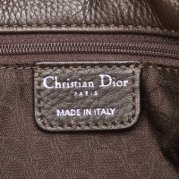 Christian Dior Borsa a tracolla in Pelle in Grigio