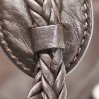 Christian Dior Umhängetasche aus Leder in Grau