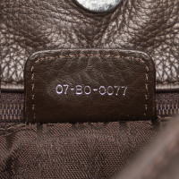 Christian Dior Umhängetasche aus Leder in Grau