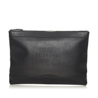 Balenciaga Clutch Bag Canvas in Black