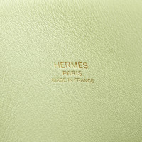 Hermès Bolide 35 Leer in Groen