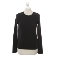 Hermès Oberteil aus Baumwolle in Schwarz