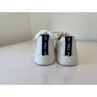 Chloé Sneaker in Pelle in Bianco