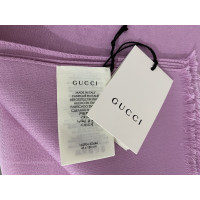 Gucci Sjaal Katoen in Roze