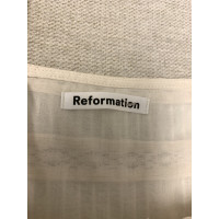 Reformation Robe en Coton en Beige