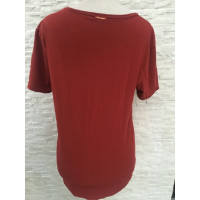 Hugo Boss Top en Coton en Bordeaux