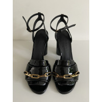 Burberry Sandals Patent leather in Black
