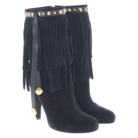 Gucci Bottines en Cuir en Noir