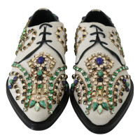 Dolce & Gabbana Slippers/Ballerina's Suède in Wit