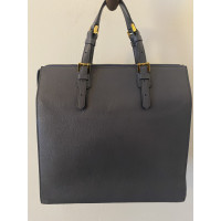 Giorgio Armani Handtasche aus Leder in Grau