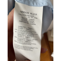 Armani Jeans Strick aus Baumwolle in Türkis