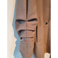 All Saints Jacket/Coat Wool in Beige