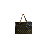 Chanel Shopping Tote in Pelle in Nero