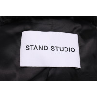 Stand Studio Jas/Mantel in Zwart