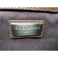 Giorgio Armani Reisetasche aus Leder in Braun