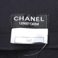 Chanel Uniform Broek in blauw / zwart