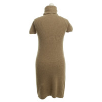 Loro Piana Short knitted dress in beige