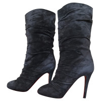Christian Louboutin Boots Leather in Grey