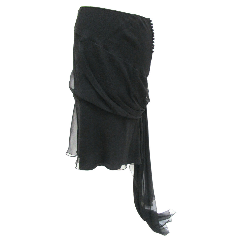 Christian Dior Skirt Silk in Black