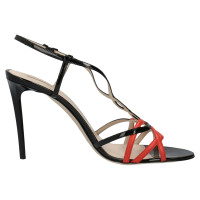 Giorgio Armani Sandals Leather in Black