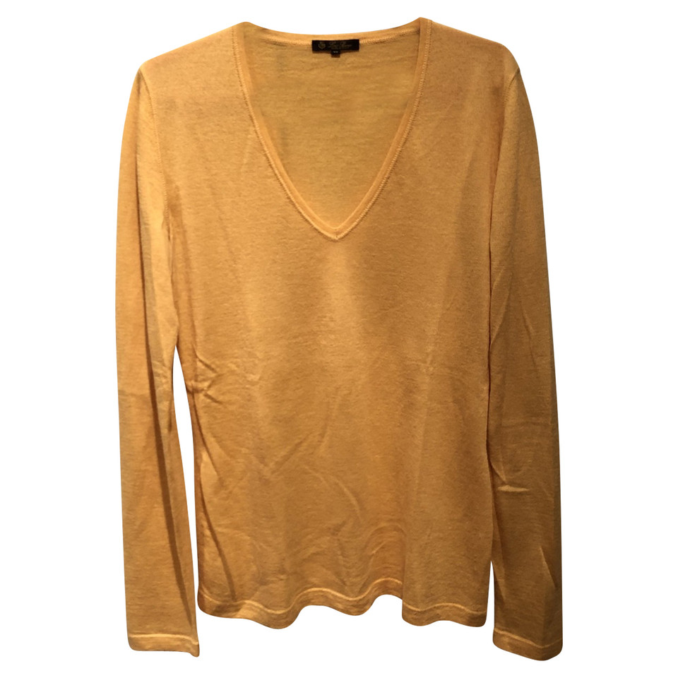 Loro Piana Knitwear Cashmere in Yellow