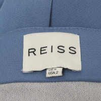 Reiss Bodycon-jurk in blauw / crème