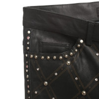 Isabel Marant Leather pants with rivets