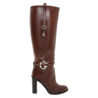 Gucci Boots Leather in Brown