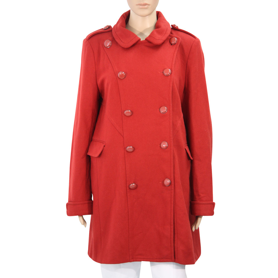 French Connection Cappotto in lana in rosso