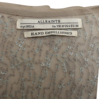 All Saints Camicia paillettes in grigio / blu