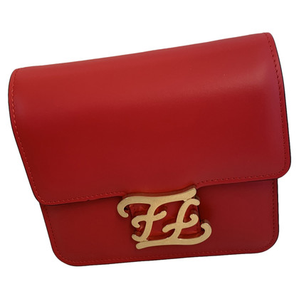 Fendi Karligraphy Leather in Red